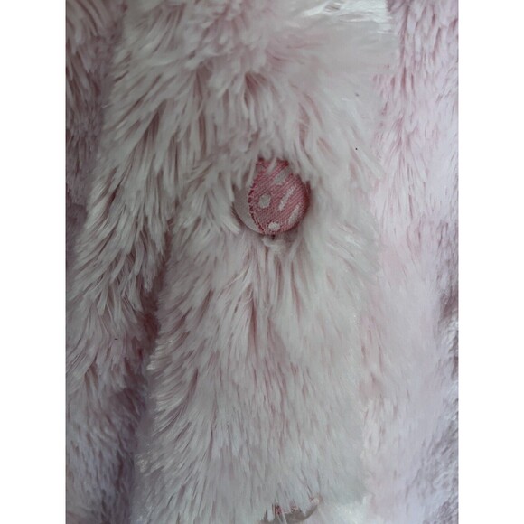 CachCach Toddler Girls Faux Fur Coat Pink Button Up Size 2T - Picture 5 of 6